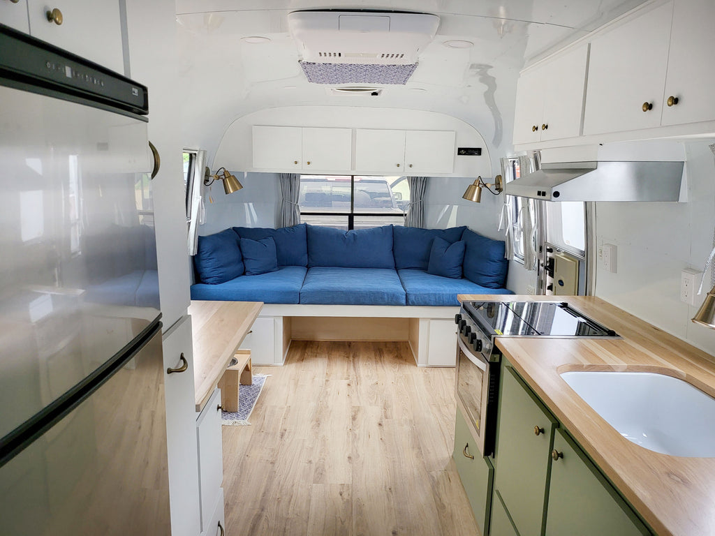 Airstream remodel - dog-friendly!